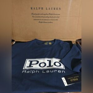 Polo by Ralph Lauren Blue Logo Short Sleeve Tee Size M